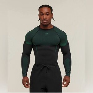 Gymshark Onyx 5.0 Forest Green Long Sleeve